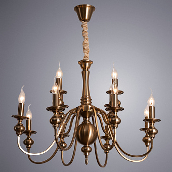 Люстра подвесная Arte Lamp PASSONI A6097LM-12PB 40Вт 12 лампочек E14