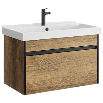 Тумба с раковиной AQWELLA Urban URB0108DB 44х76,5х46см