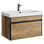 Тумба с раковиной AQWELLA Urban URB0108DB 44х76,5х46см