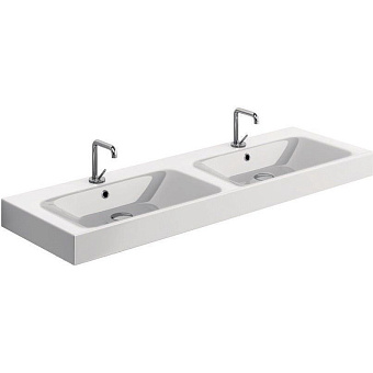 Раковина двойная Kerasan Cento 353601*1 140х45см