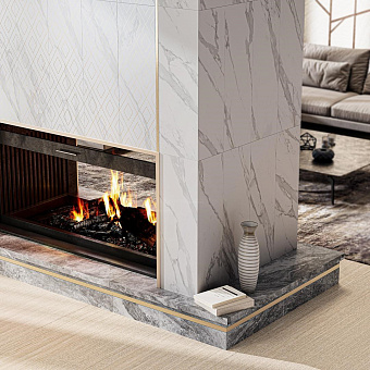 Бордюр KERAMA MARAZZI Алентежу SPA055R белый матовый обрезной 2,5х30см 0,007кв.м.