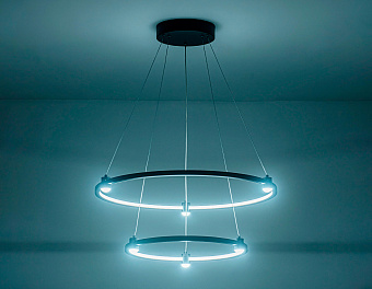 Люстра подвесная Ambrella COMFORT LineTech FL5506 45Вт 8 лампочек LED