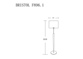Торшер Lucia Tucci BRISTOL F896.1 60Вт E27