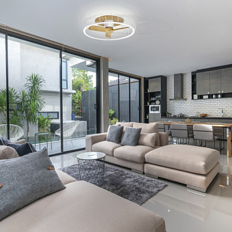 Люстра-вентилятор Mantra NATURE 7809 75Вт LED