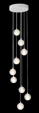 Светильник подвесной CRYSTAL LUX GASPAR GASPAR SP9 D300 WHITE 27Вт G9