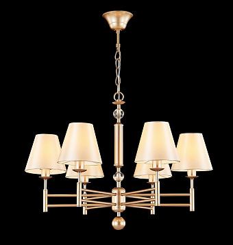Люстра подвесная CRYSTAL LUX FLAVIO FLAVIO SP6 GOLD 360Вт 6 лампочек E14