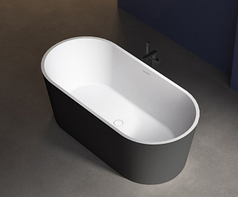 Ванна акриловая Abber AB9209MB 170х80см отдельностоящая