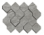 Керамическая мозаика Atlas Concord Италия MARVEL STONE AS39 Bardiglio Grey Mosaico Esagono 3D 35,3х28,2см 0,6кв.м.