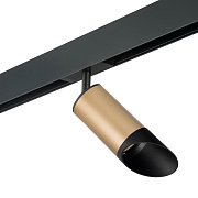 Трековый светильник Lightstar Rullo PRO44037 50Вт GU10 золотой для однофазного трека