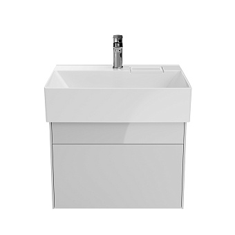 Тумба под раковину подвесная KERAMA MARAZZI Logica LO.60.2.WHT с подсветкой 46х60,5х40,3см