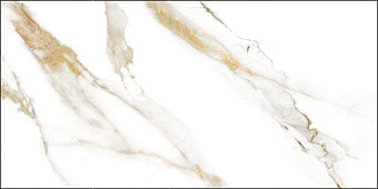 Матовый керамогранит Global Tile Calacatta Royal_GT GT120600103MR белый 120х60см 1,44кв.м.