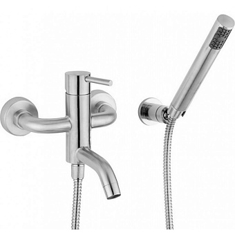 Смеситель для ванны Cisal Xion XI000124D1 нержавейка