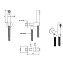 Гигиенический душ Bongio SET DOCCIA 00904OR00 золото