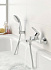 Смеситель для ванны GROHE BauEdge 23605000 хром