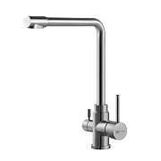 Смеситель для кухни LEMARK Expert LM5060S поворотный излив матовый