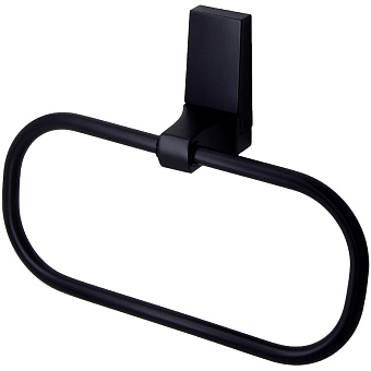 Полотенцедержатель WASSERKRAFT Abens K-3260 чёрный 23см