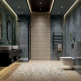 Бордюр KERAMA MARAZZI Эвора HGD\A528\13000RL разноцветный 7,2х30см 0,022кв.м.