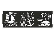 Трафарет VINCENT DECOR Art Decor Моряк 15х45см