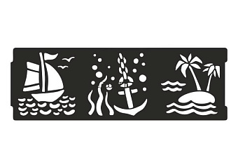 Трафарет VINCENT DECOR Art Decor Моряк 15х45см