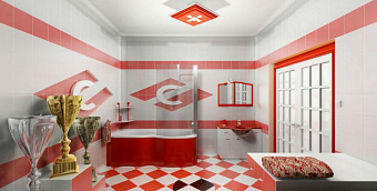 Матовый керамогранит KERAMA MARAZZI Гармония SG924800N ярко-красный 30х30см 1,44кв.м.