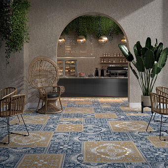 Настенная плитка KERAMA MARAZZI Алмаш 35019 грань жёлтый 34х14см 0,709кв.м. глянцевая