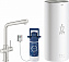 Смеситель для кухни GROHE Red II Duo 30325DC1 высокий излив нержавеющая сталь