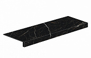 Плитка для ступеней Atlas Concord Россия Allure 620070001730 Imperial Black Scalino Frontale 33х120см 0,396кв.м. матовая