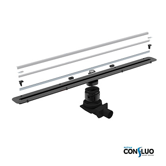 Щелевой душевой трап Pestan Confluo Slim Line 13100030 30х0,4см горизонтальный сток