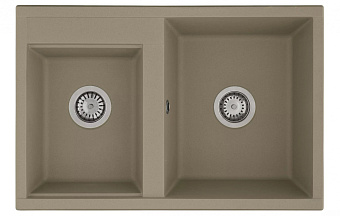 Мойка кухонная Акватон Делия 1A723132DE250 78х52см серый