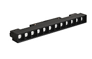Магнитный трековый светильник CRYSTAL LUX SPACE CLT 0.33 001 12W BL T3000K 12Вт LED чёрный