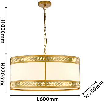 Люстра подвесная Favourite Exortivus 4011-3PC 120Вт 3 лампочек E14