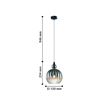 Светильник подвесной Favourite Chimera 2327-1P 40Вт G9