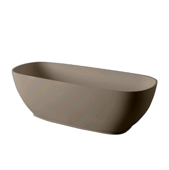 Ванна каменная ArtCeram Hoop ACW002 41 170х70см отдельностоящая