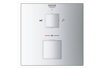 Смеситель для ванны GROHE Grohtherm Cube 24155000 хром