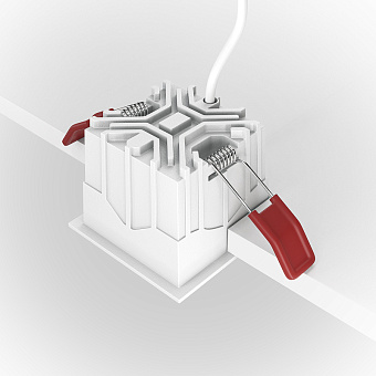 Светильник точечный встраиваемый Maytoni Alfa LED DL043-01-10W3K-D-SQ-WB 10Вт LED