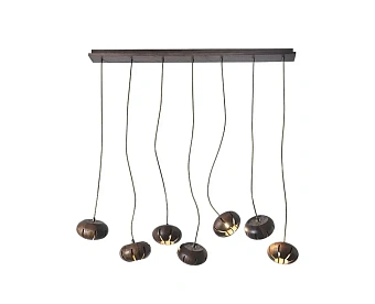 Люстра потолочная ImperiumLOFT Capsules 192923-26 210Вт 7 лампочек G4