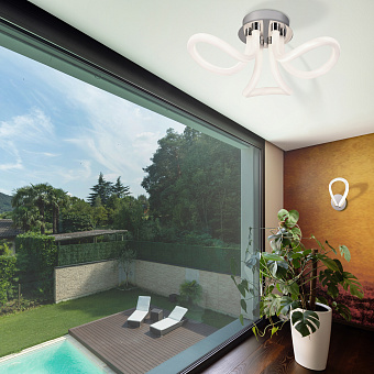 Люстра потолочная Mantra LINE 6616 40Вт 3 лампочек LED