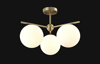 Люстра подвесная CRYSTAL LUX FELIZ FELIZ SP-PL3 BRONZE/WHITE 120Вт 3 лампочек E27