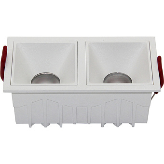 Светильник точечный встраиваемый Maytoni Alfa LED DL043-02-10W3K-D-SQ-W 20Вт LED