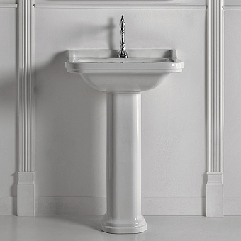 Раковина подвесная Kerasan Waldorf 4140K1bi/cr*1 60х55см