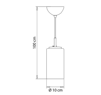 Светильник подвесной Arte Lamp SPHERE A6710SP-1WH 100Вт E27