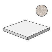 Плитка для ступеней Atlas Concord Италия Kone AALM Silver Scalino Ang 33х33см 0,109кв.м. неполированная