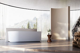 Ванна акриловая Abber AB9438-1.7 R 170х80см пристенная