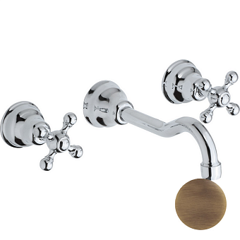 Смеситель для раковины Cisal Arcana AC00351027 бронза