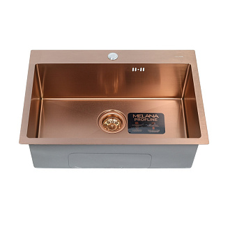 Мойка кухонная MELANA ProfLine D6545HC 65х45см бронза