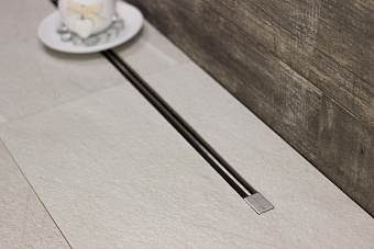 Щелевой душевой трап Pestan Confluo Slim Line 650 74,8х11,6см горизонтальный сток