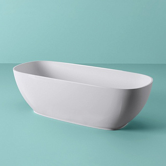 Ванна каменная ArtCeram Hoop ACW002 01 170х70см отдельностоящая