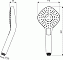 Ручной душ IDEAL STANDARD IDEALRAIN EVO B2232AA chrome