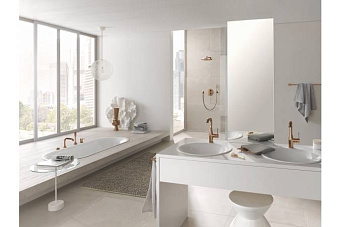 Смеситель для раковины GROHE Essence New 32628DA1 медь