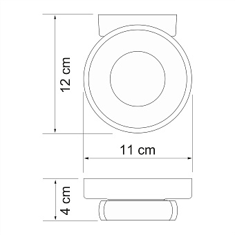 Мыльница WASSERKRAFT Berkel K-6800 K-6829 хром